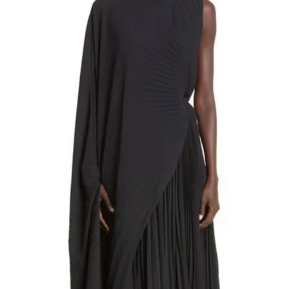 Balenciaga Asymmetrical Black Dress